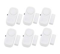 Sistema de alarma de seguridad para puertas y ventanas de casa inal?mbrico, paquete de 6