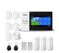 Sistema de alarma DIY de seguridad para el hogar, PG-107 Casa inalámbrica de tuya Wifi gsm Seguridad del hogar con sistema de alarma antirrobo del sensor de detector de movimiento Aplicación Control d