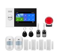Sistema de Alarma, hogar G/M de la Seguridad los Sistemas Alarma 433mhz con el Trabajo Tuya del Sensor Movimiento Pir(W4B4)