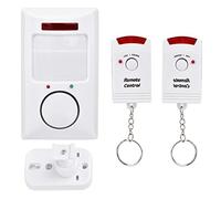 Sistema De Alarma Inalámbrico De 105dB, Detector De Seguridad De Alarma Detector De Sensor De Movimiento Infrarrojo Con Soporte Ajustable Alerta De Pared Seguridad En El Hogar