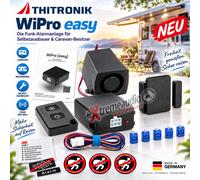 Sistema de alarma inalámbrico Thitronik WiPro Easy 105237 para caravana,...