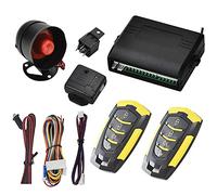 Sistema de Alarma para Coche, Alarma de Coche, Universal12 V con 2 Controles remotos y Sensor de Sirena Bloqueo, desbloqueo automático de Puertas y liberación del Maletero