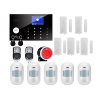 Sistema de Alarma para el hogar, De Seguridad Inteligente De La Alarma De con El Control del App De Tuya del Sensor De Movimiento Compatible(W7B8)