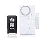 Sistema de Alarma para el hogar, Puerta Ventana Entrada Seguridad ABS Control Remoto inalámbrico Alarma antirrobo Sensor magnético de Alerta de Puerta Kit de protección for el hogar(A)