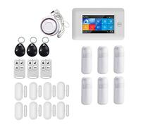 Sistema de alarma, PG-106 4G GSM GPRS Inalámbrico Sistemas de alarma seguridad for el hogar inteligente APP Control remoto for(YS021-PG-106-4G-WH-R)