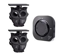 Sistema de alarma solar inalámbrico para entrada de 1/2 milla de largo alcance, IP65, resistente a la intemperie, detectores de movimiento y sensor de 120 dB sirena de luz de sonido, sistema de alerta