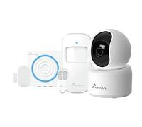 Nivian-Sistema de Alarma para Casa y Negocios Sin Cuotas Mensuales | Kit de Alarma WiFi con Control Remoto a través de App Tuya | Función SOS | Fácil Instalación Sin Cables