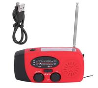 Sistema de alerta SOS, radio de emergencia impermeable con cargador para teléfono, lista para cualquier aventura o crisis (diseño multifuncional).