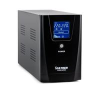 Vultech Sistema de alimentación ininterrumpida ups 1000 VA Pure - Line-Interactive con Onda sinusoidal Pura - Pantalla LCD