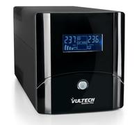 Sistema de alimentación ininterrumpida VulTech UPS1500VA-PRO Line-Interactive - Pantalla LCD - Color Negro