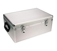 Sistema de almacenamiento de CDs SAFE 216 | Maletín ALU para almacenamiento de dvd's | Caja de archivos colgante con cerradura | Incluye 510 archivos colgantes | Dimensiones: 450 x 300 x 180 mm