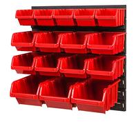 Sistema de almacenamiento de estante de pared PAFEN de 16 cajas 386 x 390 mm Cajas apilables