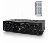 Sistema de amplificador de audio para el hogar Bluetooth - Actualizado 2018 6 canales 750 vatios inalámbrico Home Audio Power Receptor estéreo con USB
