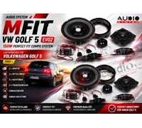 Sistema de audio 200 mm 3 vías GOLF V Compo System Altavoces para VW GOLF 5...