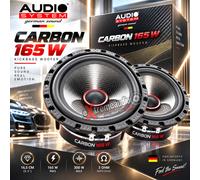 Sistema de audio AC 165 CARBON Kickbass altavoz coche woofer 16,5 cm (6,5")