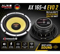 Audio Sistema AX 165-4 EVO 2 Profundo / Tonos Medios / Rango Altavoz Nuevo 1Paar