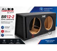 Sistema de audio BR 12-2 EVO Subwoofer Doble Bass Reflex Carcasa vacía para...