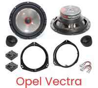 Sistema de Audio CARBON 165 Altavoces Box Set Compatible para Opel Vectra C -Z02