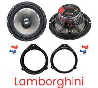 Sistema de audio CARBON 165 CO Altavoces Box Set compatible para Lamborghini
