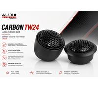 Audio System Tweeter Carbon TW24 24 mm (1") Neodimio 1 par