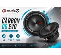 Sistema de audio CARBON06 EVO Subwoofer 240 vatios 16,5 cm (6,5") Woofer Bass