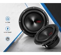 Sistema de audio CARBON 08 QC EVO Subwoofer 20 cm (8") Woofer Bass 280 vatios