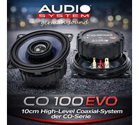 Sistema de Audio CO100 Evo 2 Vías Sistema Coaxial 10CM, 70Wrms Altavoz 1 Par