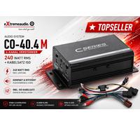 Sistema de audio CO-40.4 M 4 canales amplificador CO-SERIES 240 vatios RMS + ...