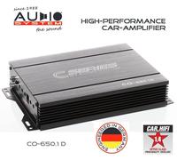 Audio System CO-650.1 D Mono Amplificador 650 Vatios Con Rtc Basspegel Mando