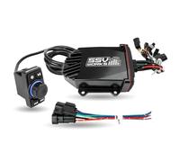 Sistema de Audio con Interruptor basculante Bluetooth Universal. Radio compacta con Controles básicos de Unidad Principal con Amplificador de 4 Canales de 200 W con Salidas de Amplificador externas