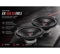 Sistema de audio EX 406 SQ EVO 3 altavoces de medios ovalados 4x6 altavoces...