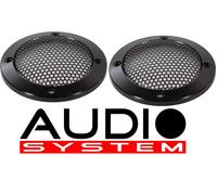 Sistema de audio GI80 AV rejilla de altavoz de aluminio negro para par de cha...