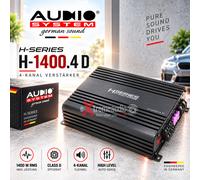 Sistema de audio H-1400.4 D amplificador de 4 canales de gama alta de la...
