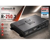 Sistema de Audio R-250.2 2-Kanal Análogo Clase A/B Amplificador 820 Vatios RMS