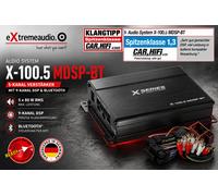 Sistema de audio X-100.5 MDSP-BT amplificador de 5 canales con DSP de 9...