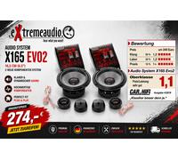 Sistema de audio X165 EVO 2 2 vías 16,5 cm (6,5") componentes conjunto de...