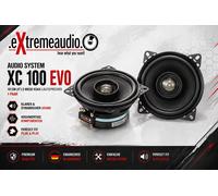Sistema de audio XC 100 EVO 100 mm altavoces coaxiales bidireccionales 1 par