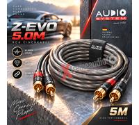 AUDIO SYSTEM Z-EVO 5.0M HIGH-Performance RCA Cable 5 metros RCA Cable 500 cm