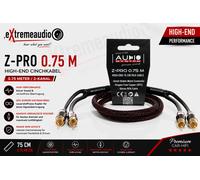 Sistema de audio Z-PRO 0.75M HIGH-END cable RCA 75 cm OFC cable RCA 0.75 metros