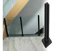 Sistema de balaustrada de vidrio, barandilla de vidrio de seguridad interior y exterior para escaleras, piscina, jardín y patio, duradero Poteaux Garde Corps elegante y seguro.