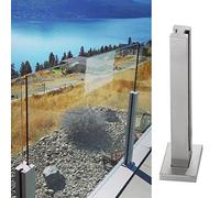 Sistema de barandilla comercial con postes de acero inoxidable para terraza de balcón y escalera segura - Diseño moderno para seguridad e ili mejorados
