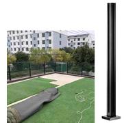 Sistema de barandilla de vidrio de acero inoxidable, kit de balaustre de abrazadera de vidrio para escaleras interiores, terrazas al aire libre y jardín, solución de seguridad duradera y elegante