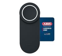 ABUS Loxeris One - Accionamiento de cerradura de puerta inteligente para abrir y cerrar la puerta de entrada mediante aplicación, cerradura electrónica con control de acceso, fácil montaje sin tirar