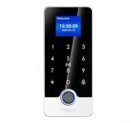 Sistema de bloqueo de puerta inteligente impermeable con acceso de huellas dactilares y contraseña, monitoreo remoto de aplicación móvil, soporte multilingüe y compatibilidad de tarjetas para entrada