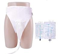 Sistema de bolsa de drenaje urinario, colector de orina portátil, pantalones de incontinencia, urinario portátil reutilizable para mujeres, hombres, ancianos, pacientes postrados en cama-women