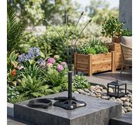 Sistema de boquilla de nebulización ajustable, enfriador de pulverización de jardín de pie con cabezal rociador atomizador de latón, tubo de niebla de refrigeración flexible para patio al aire libre