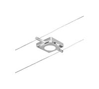 Sistema de cable Paulmann Corduo Spot MacLED 4,5 W 3000 K cromo mate | Foco individual para montaje en pared y techo, orientable, ideal para espacios amplios, con transformador