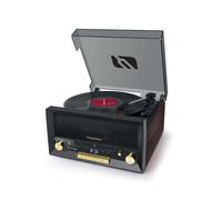 Sistema de cadena Hi-Fi CD 20W vintage con tocadiscos - CD/FM/USB/AUX - 33/45/78 RPM MT-112W-MATCH