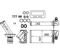 Calefactor Aletas refrigeración soldadas AH 103 000S MAHLE para RENAULT LAGUNA I