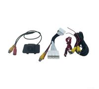 Sistema de cámara trasera con cable adaptador de 28 pines para Mazda CX-3 2016 a 2021 12V DC Sensor alimentado IP66 impermeable